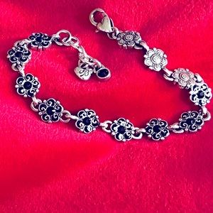 Retired Brighton Flower Two-Sided Bracelet